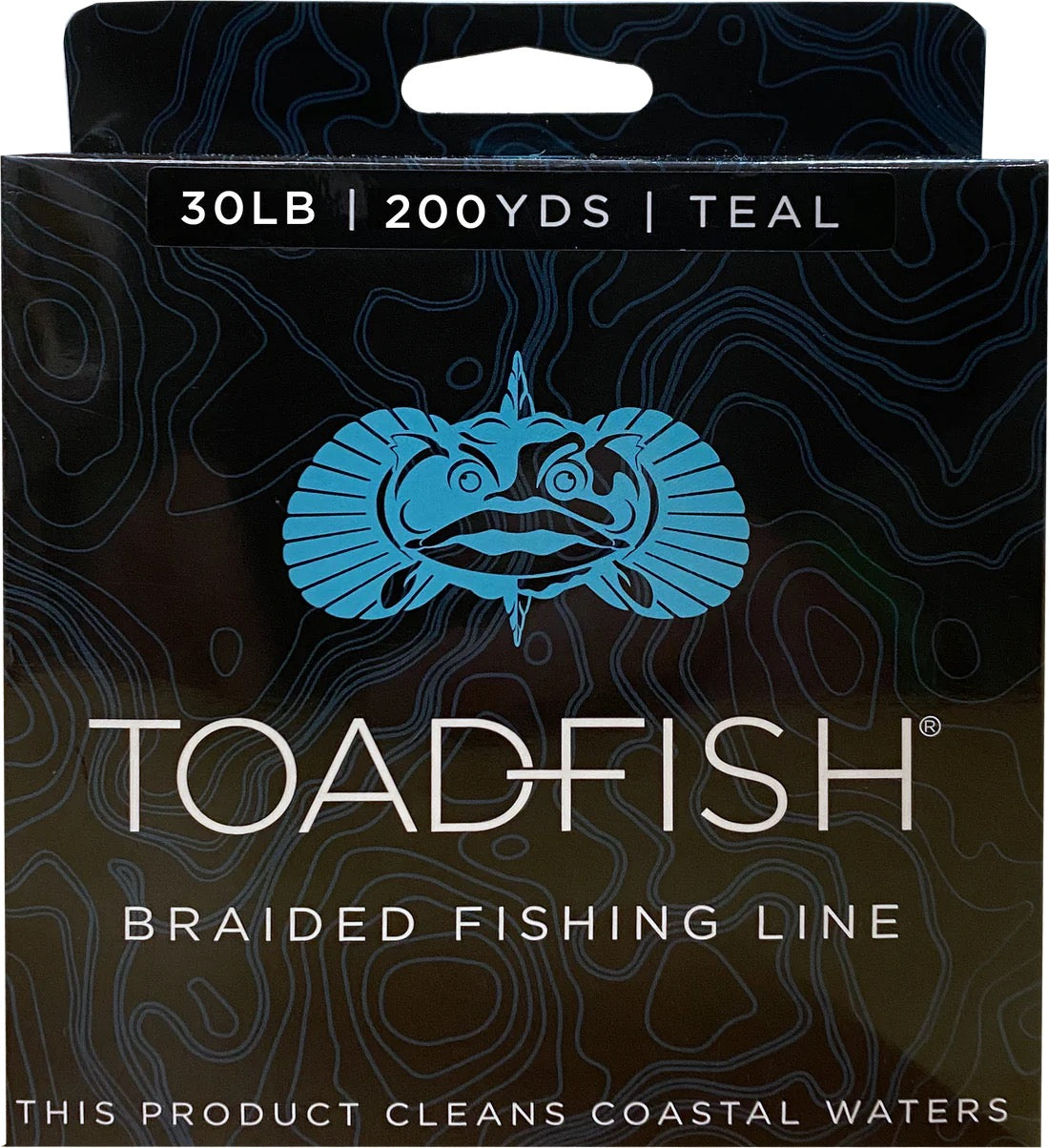 Toadfish Braided Fishing Line 30LB 200YDS Teal Toadfish Braided Fishing Line 30LB 200YDS Teal