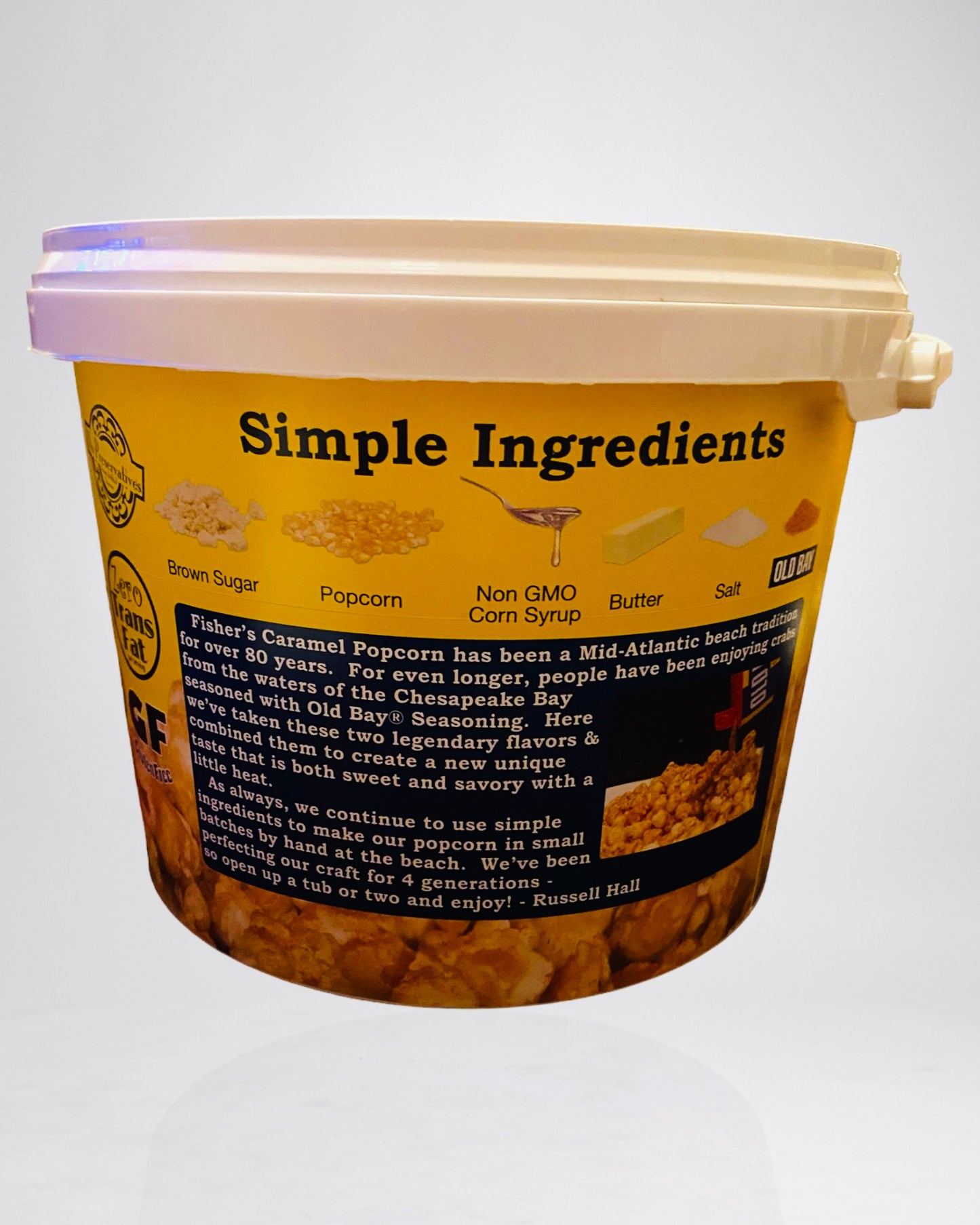 Fisher's OLD BAY® Seasoned Caramel Popcorn