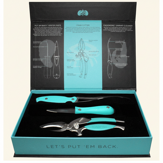 Toadfish Coastal Kitchen Collection knife and tool set