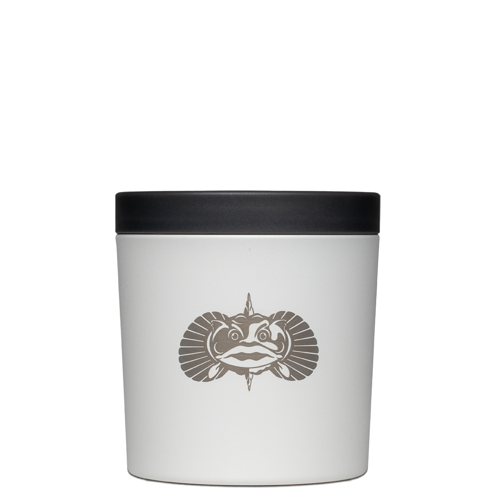 Toadfish Non-Tipping Anchor beverage holder, white