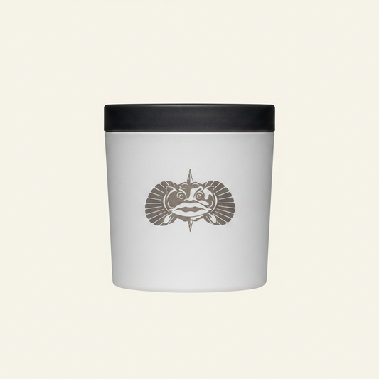 Toadfish Non-Tipping Anchor beverage holder, white