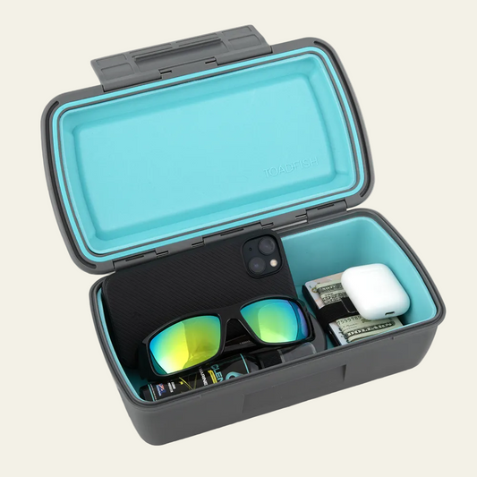 Toadfish Dry Box with contents